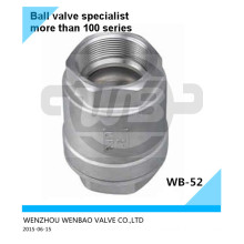 304L BSPT Spring Check Valve Dn20 Pn16 Price